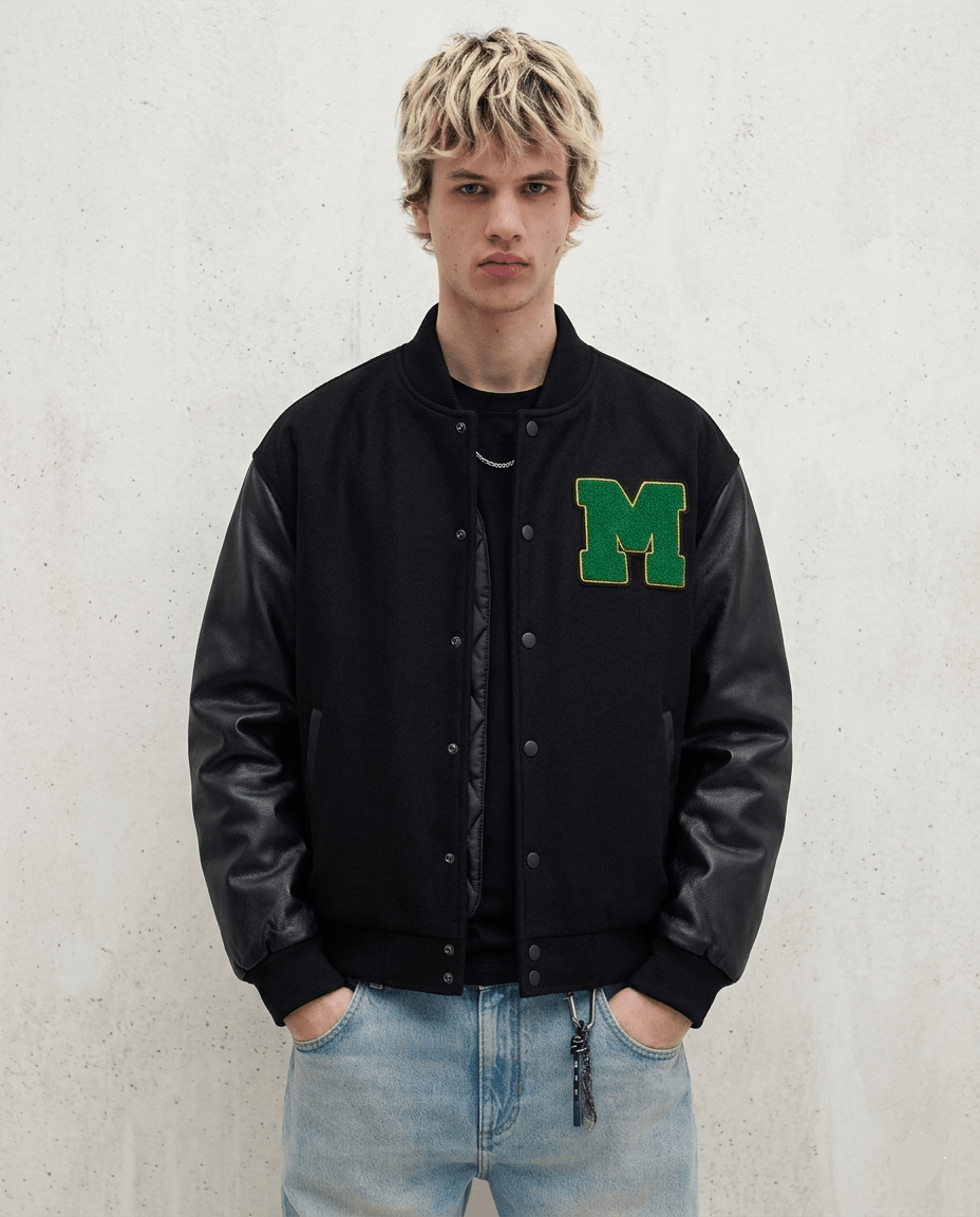 Où placer les patchs sur une veste teddy - Ma Varsity Jacket