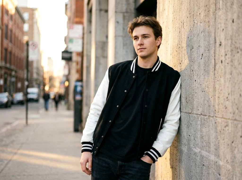 Comment porter une veste américaine noire ? – Ma Varsity Jacket