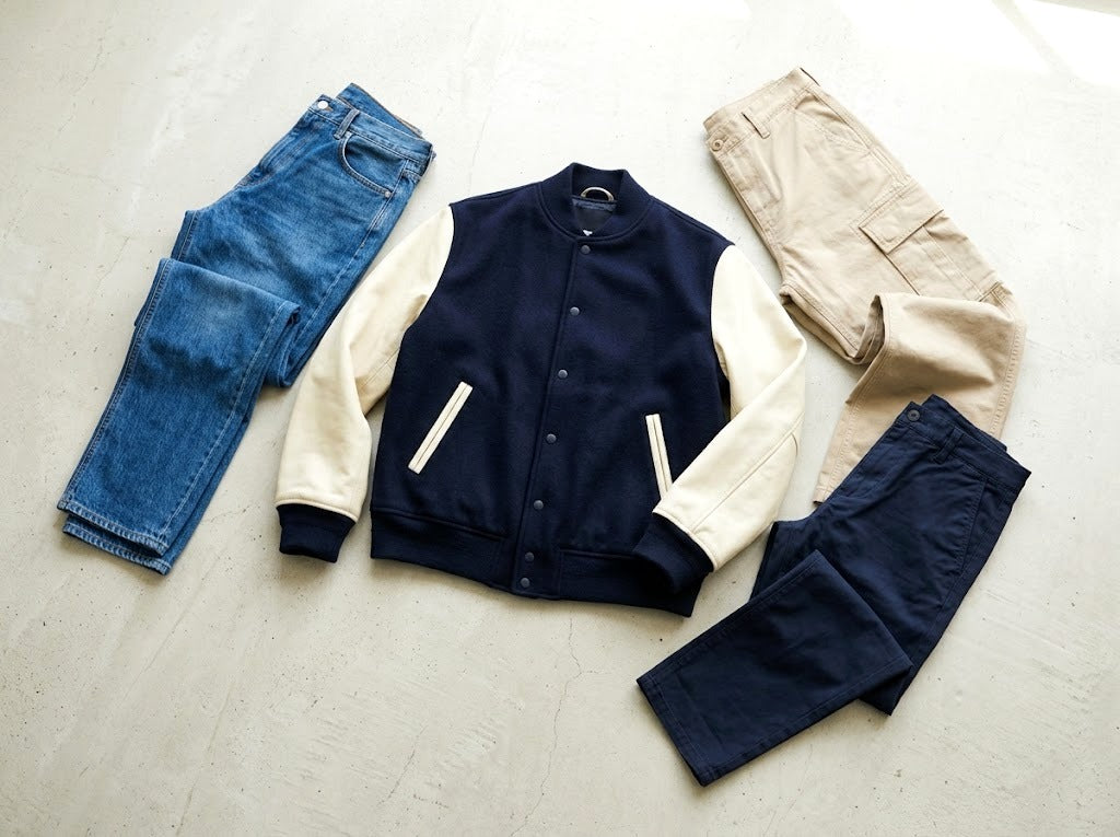 Quel pantalon porter avec une veste universitaire ? – Ma Varsity Jacket
