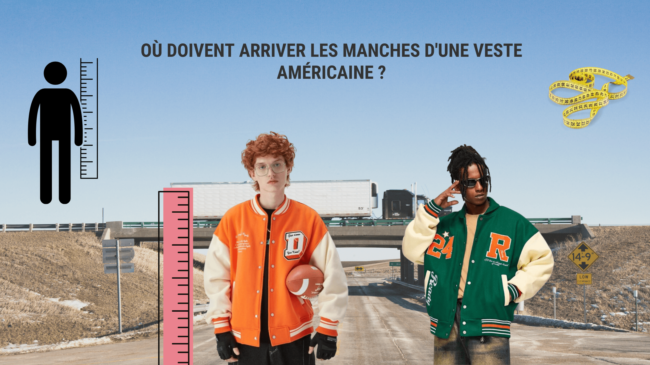OĂč doivent arriver les manches d'une veste amĂ©ricaine ?