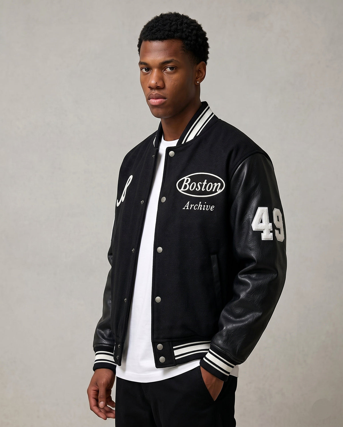 Veste teddy portée de trois quarts - quelle taille prendre - Ma Varsity Jacket