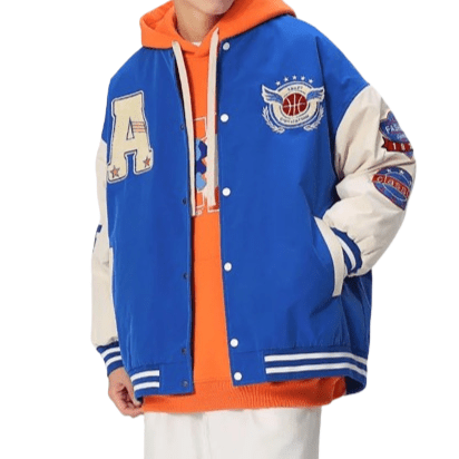 Varsity Jacket Bleu - 3