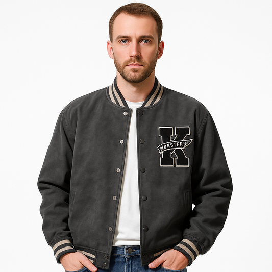 Veste Universitaire Grise