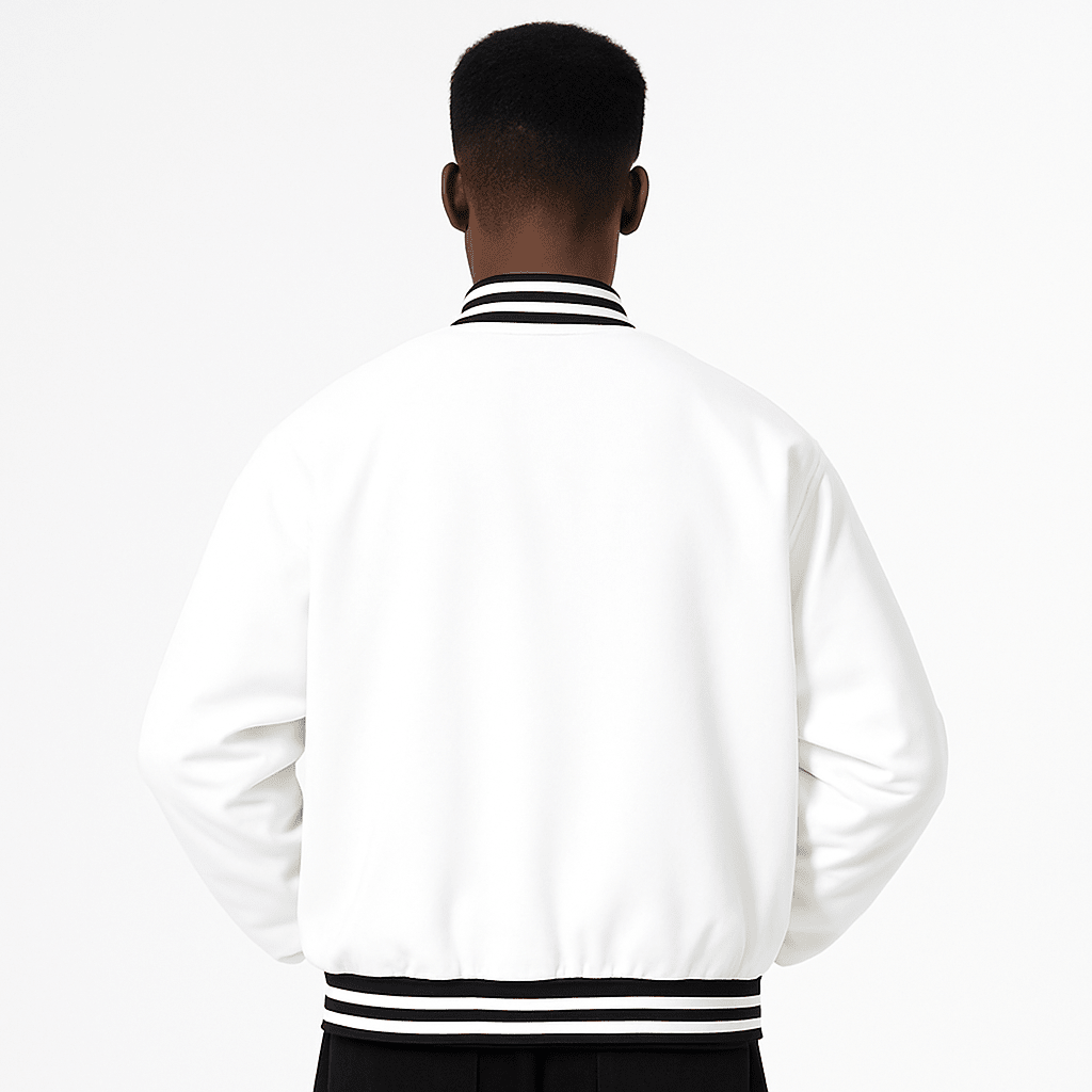 Blouson Baseball Noir Homme - 7