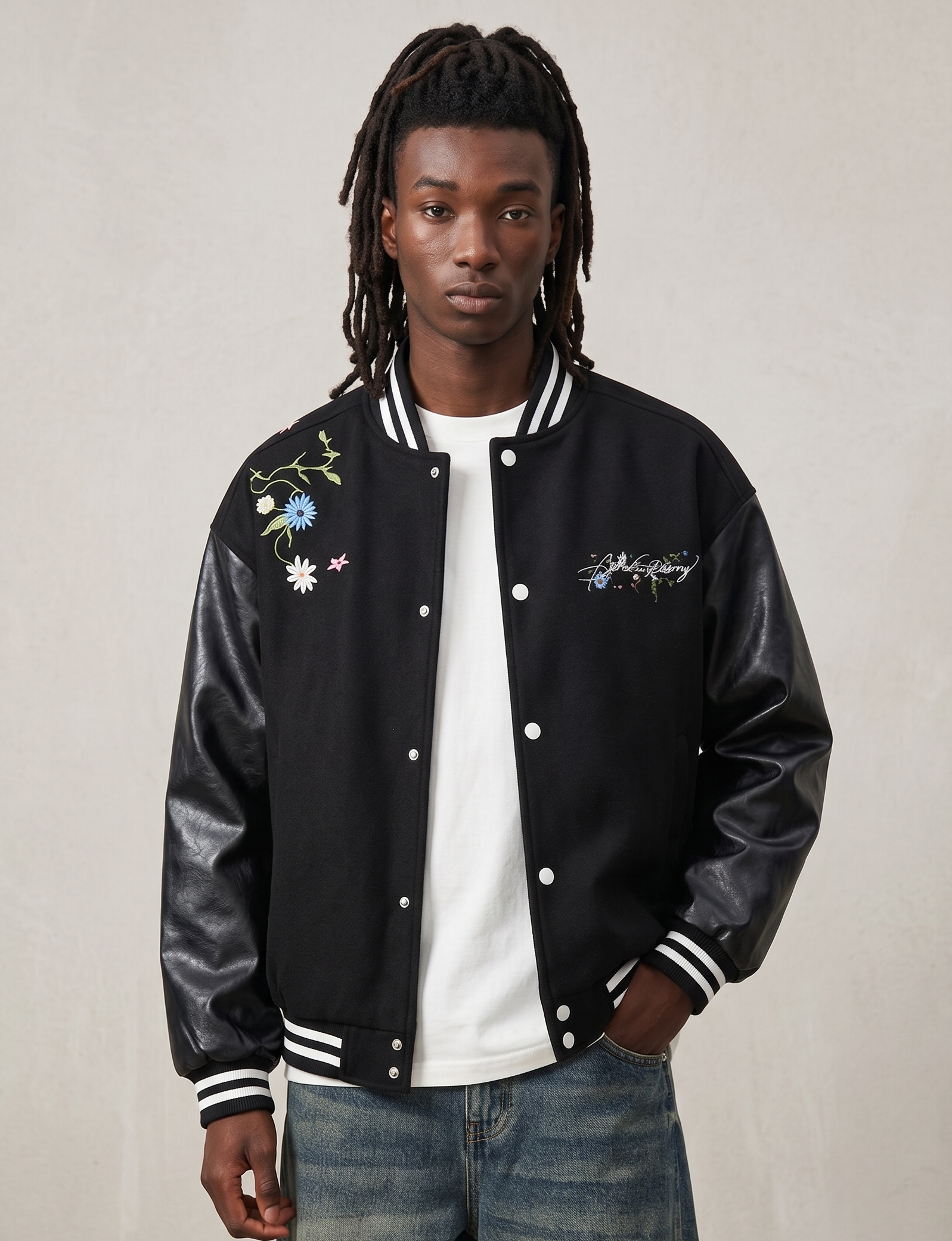 Veste Universitaire Campus Streetwear Homme | Varsity Jacket Veste Teddy Universitaire Streetwear US