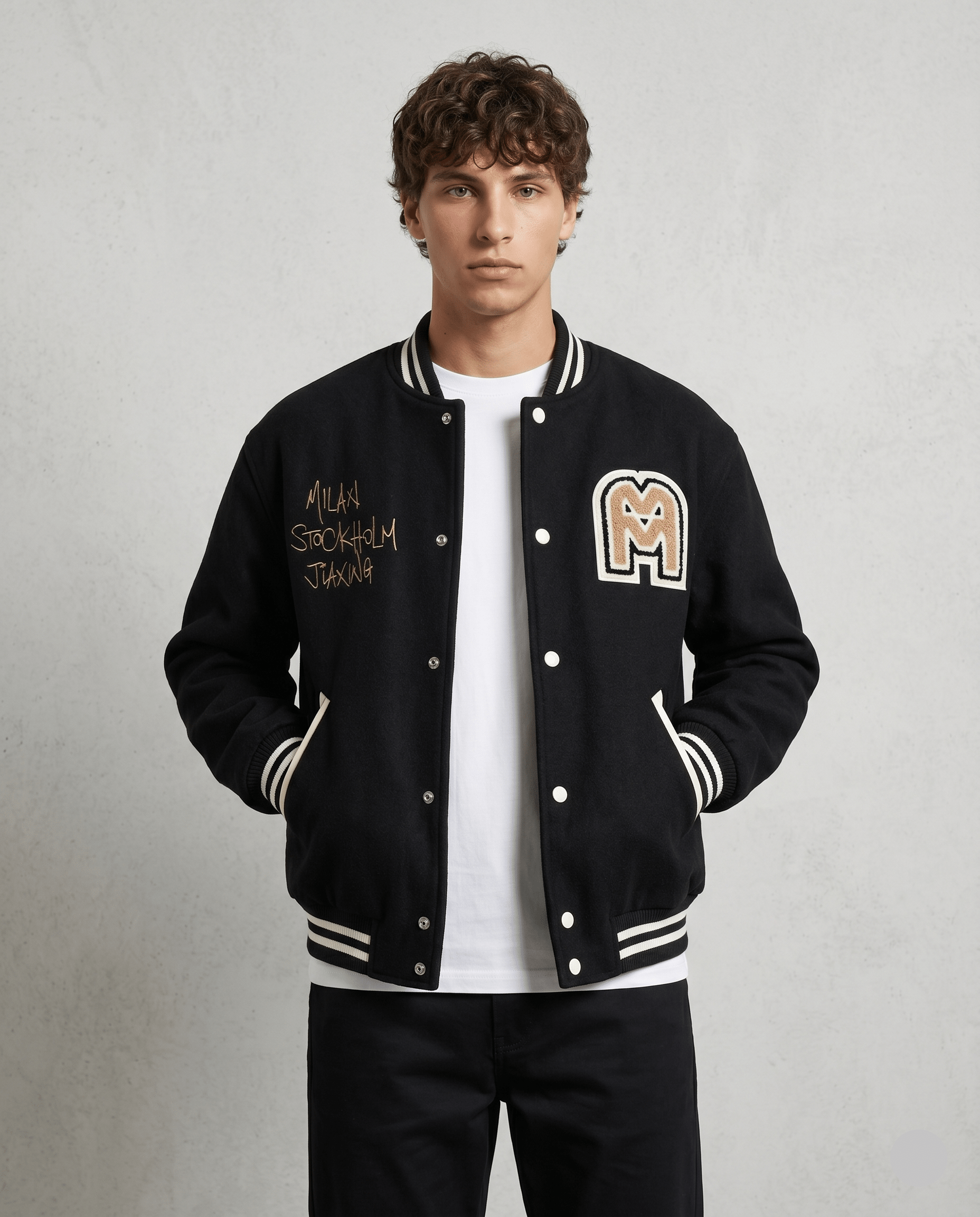 Varsity Jacket Pour Homme - 1