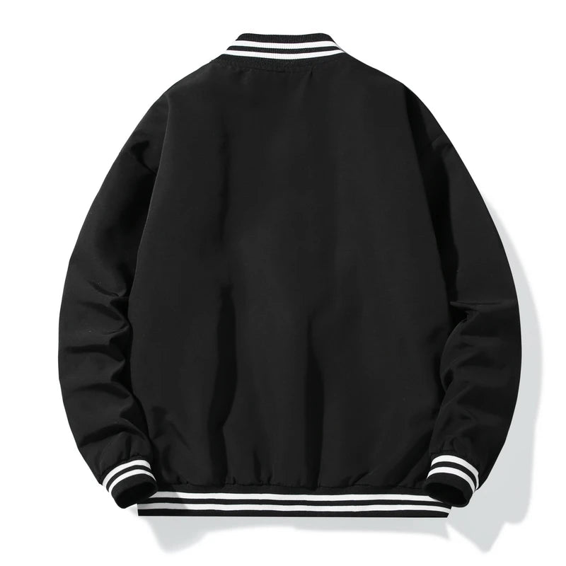 Blouson Baseball Noir Homme - 3