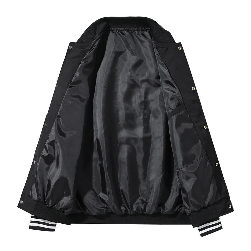 Blouson Baseball Noir Homme - 8