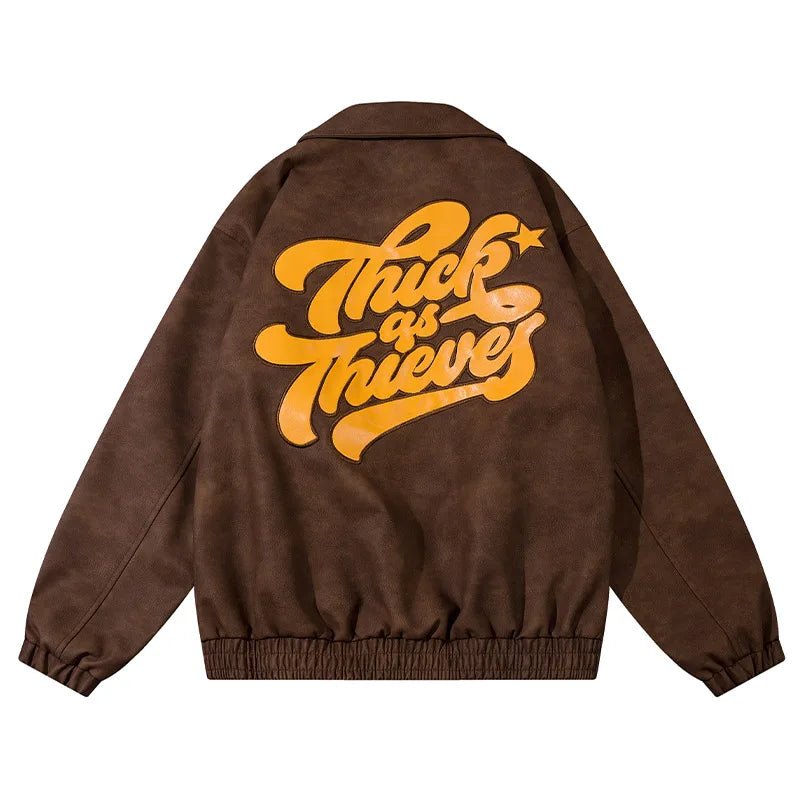 Veste American Baseball Cuir - 2