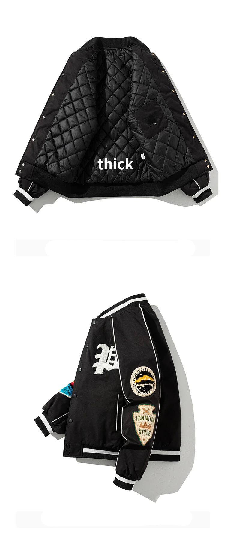 Veste Style Baseball