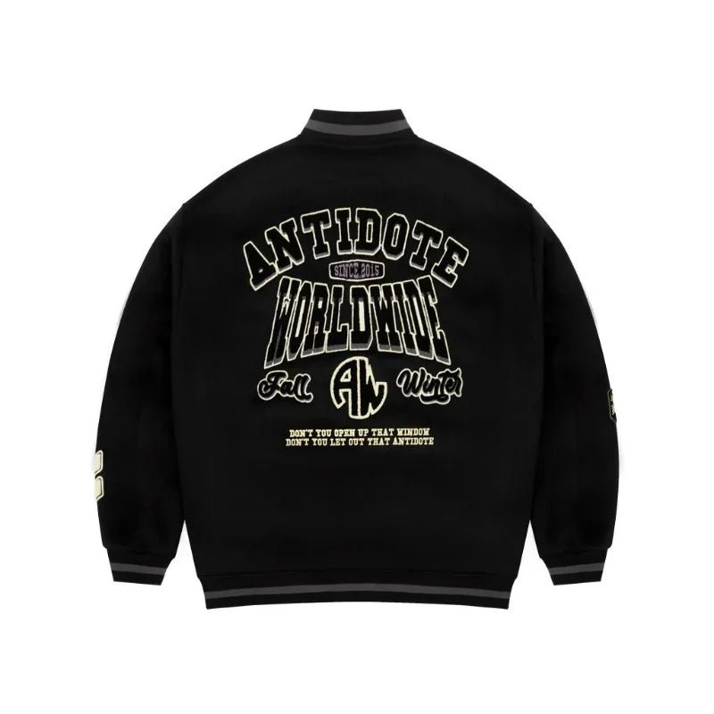 Veste Baseball Noir Homme - 5