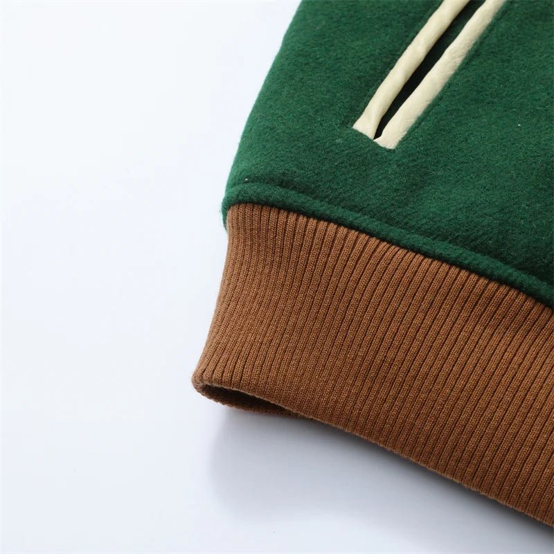Veste de Baseball Verte - 13