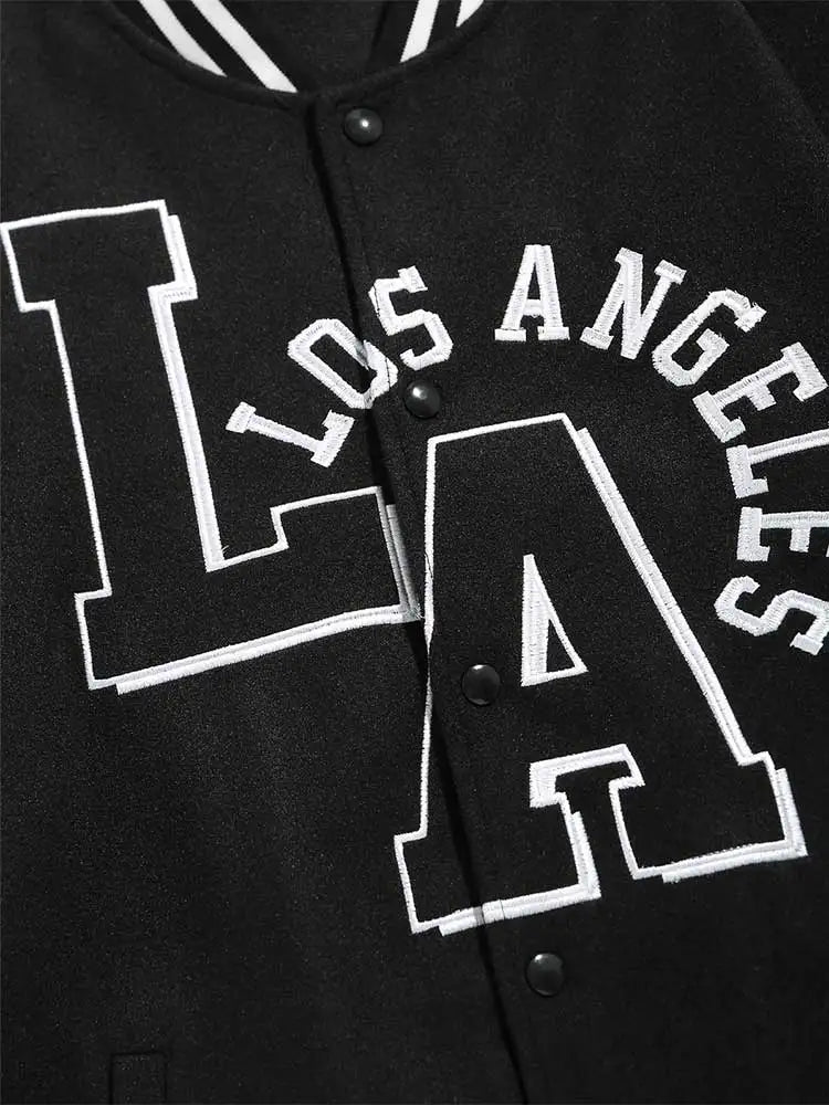 Letterman Jacket Varsity Noir