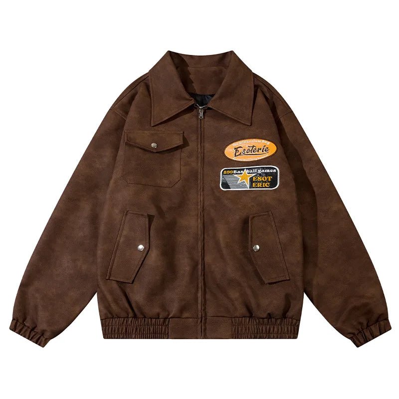 Veste American Baseball Cuir