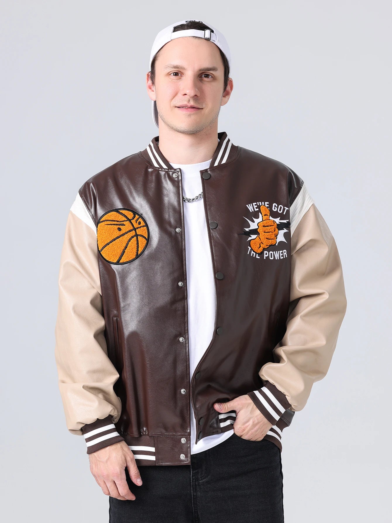 Blouson Teddy Cuir - 6