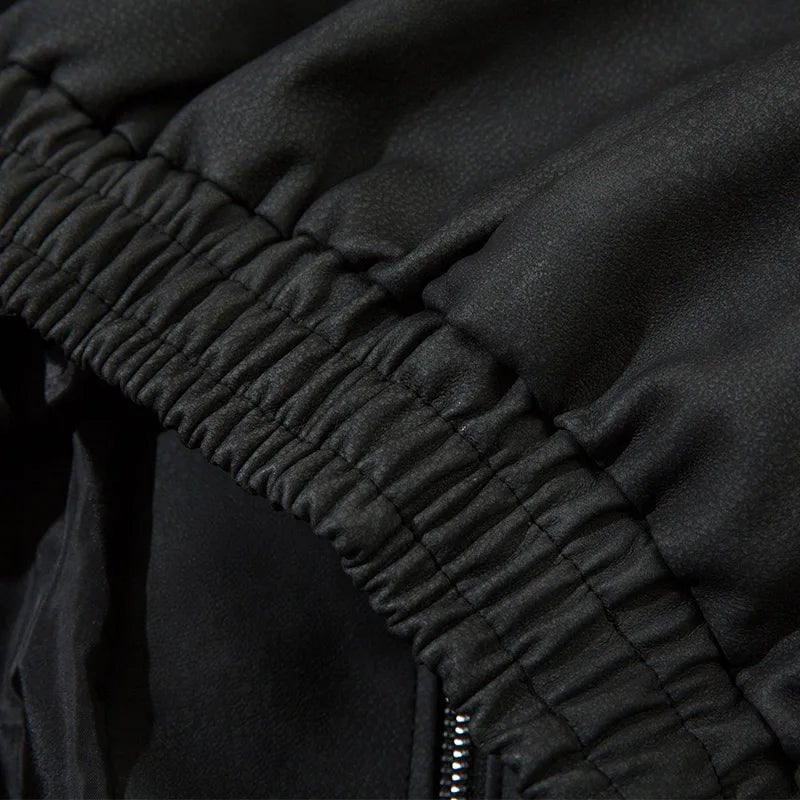 Veste American Baseball Cuir - 5