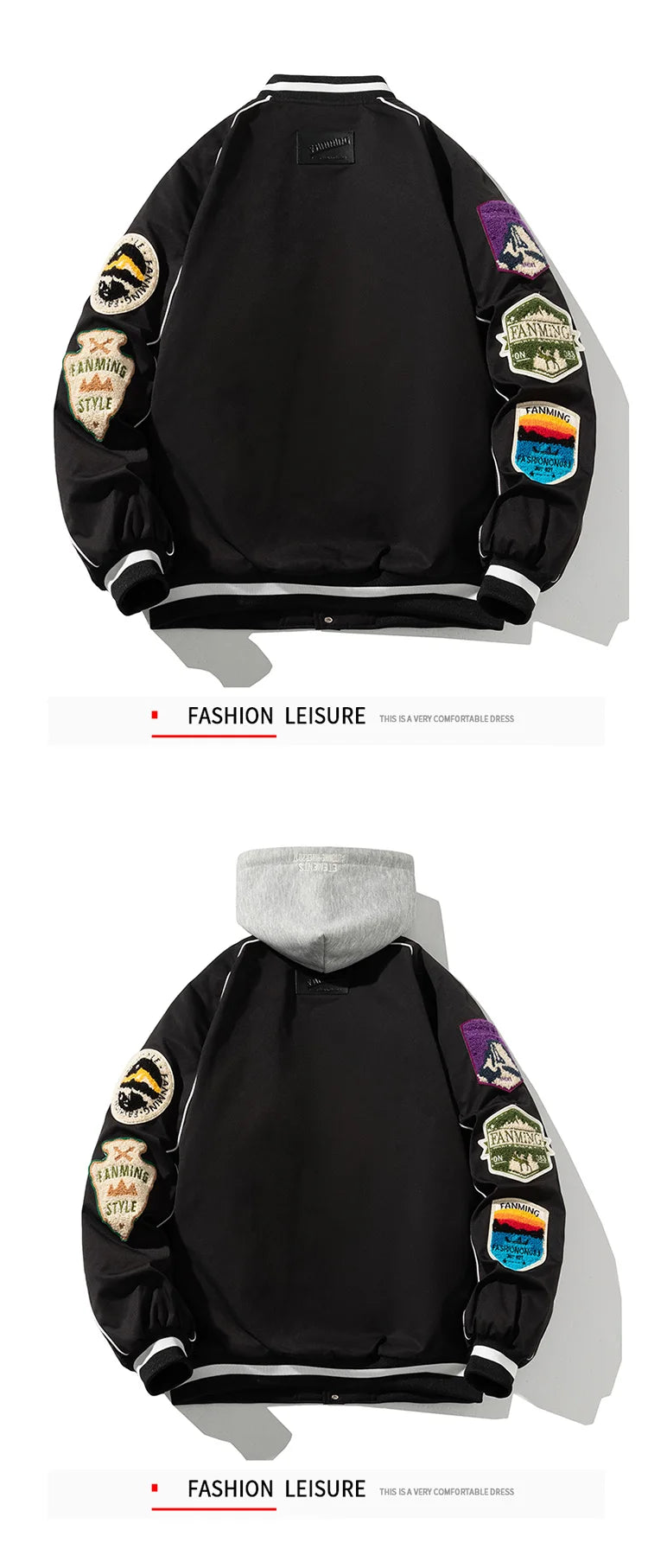 Veste Style Baseball