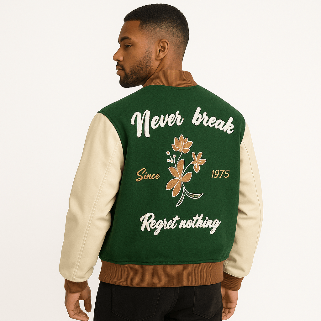 Veste de Baseball Verte - 2