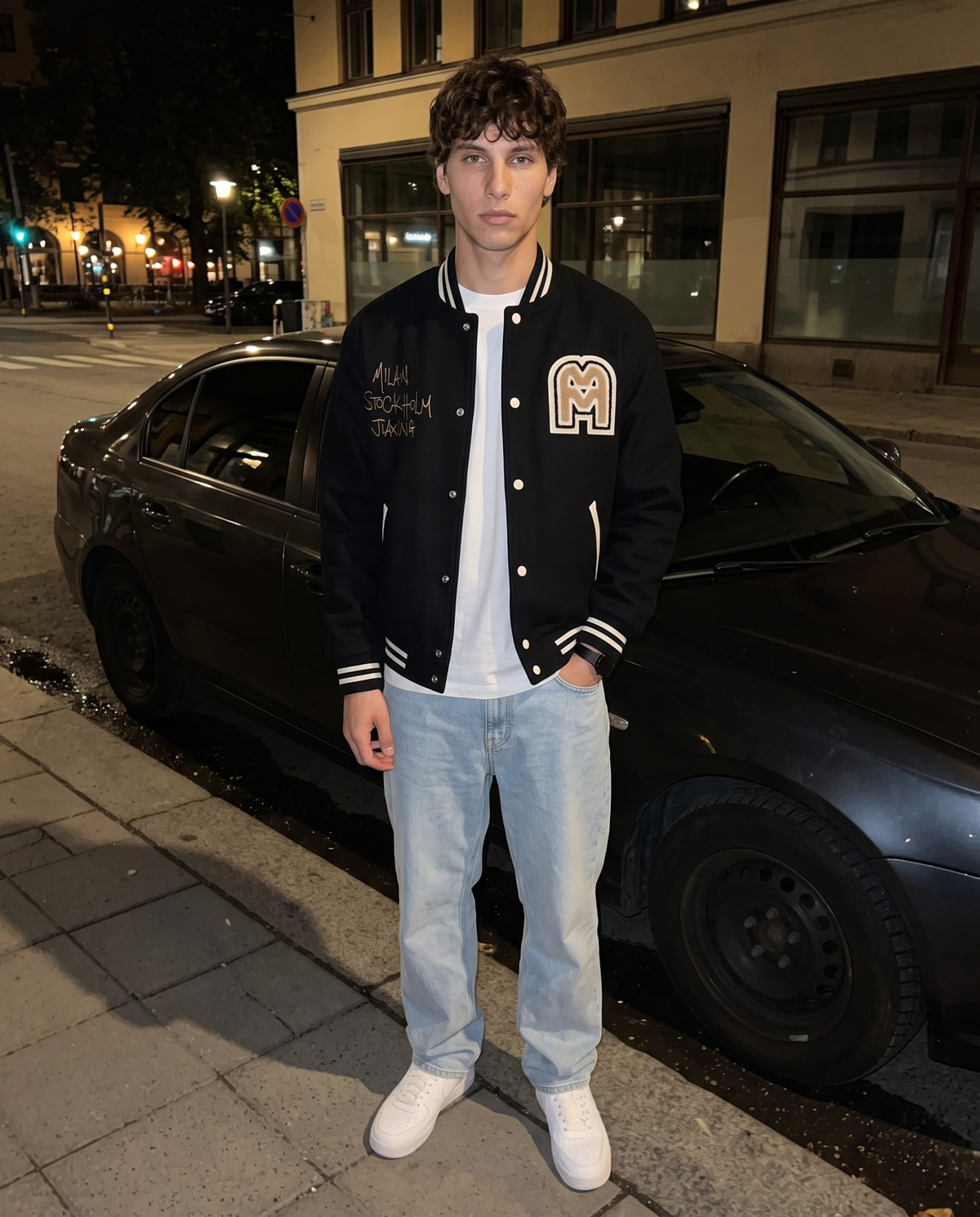 Varsity Jacket Pour Homme – look lifestyle 2
