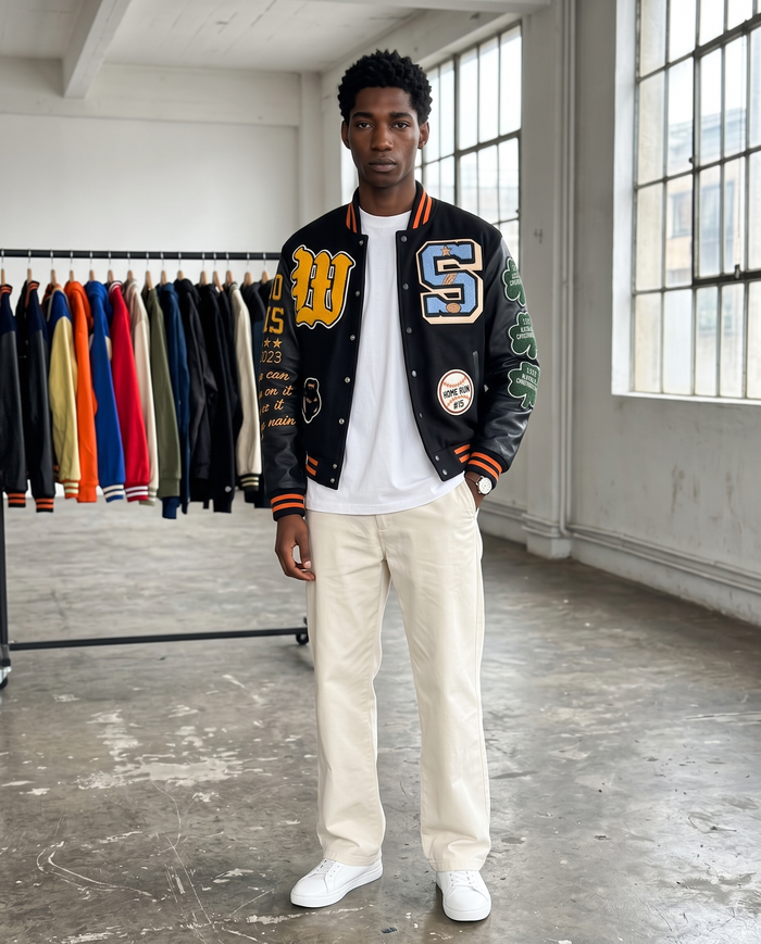 Blouson Americain Homme – look lifestyle 2