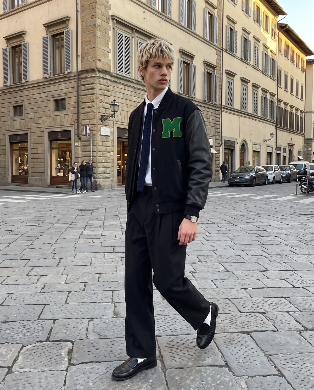 Veste Americaine Baseball Homme – look lifestyle 1