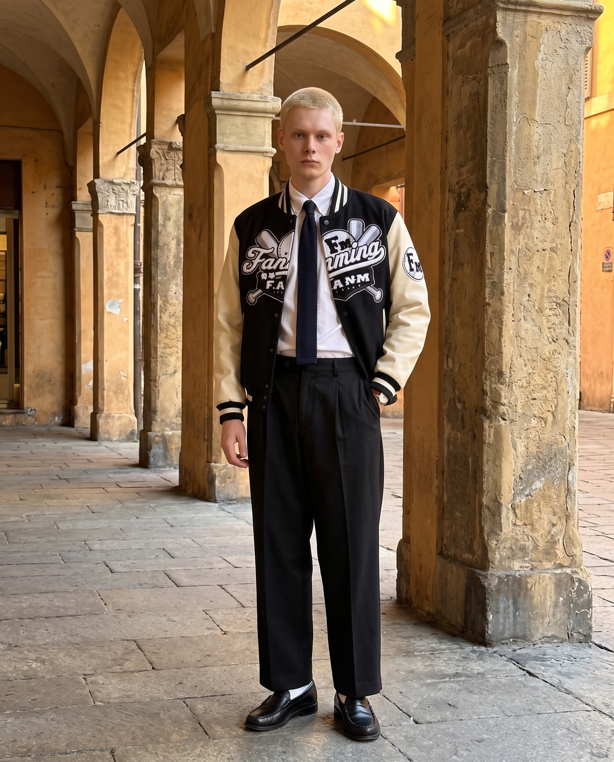Veste Baseball Americain Homme – look lifestyle 2