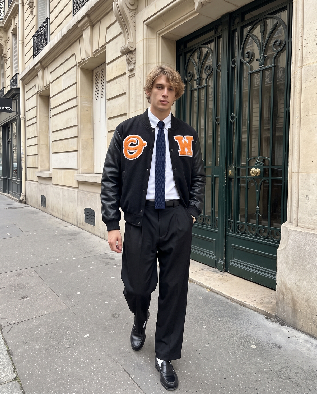 Blouson Varsity Homme – look lifestyle 2
