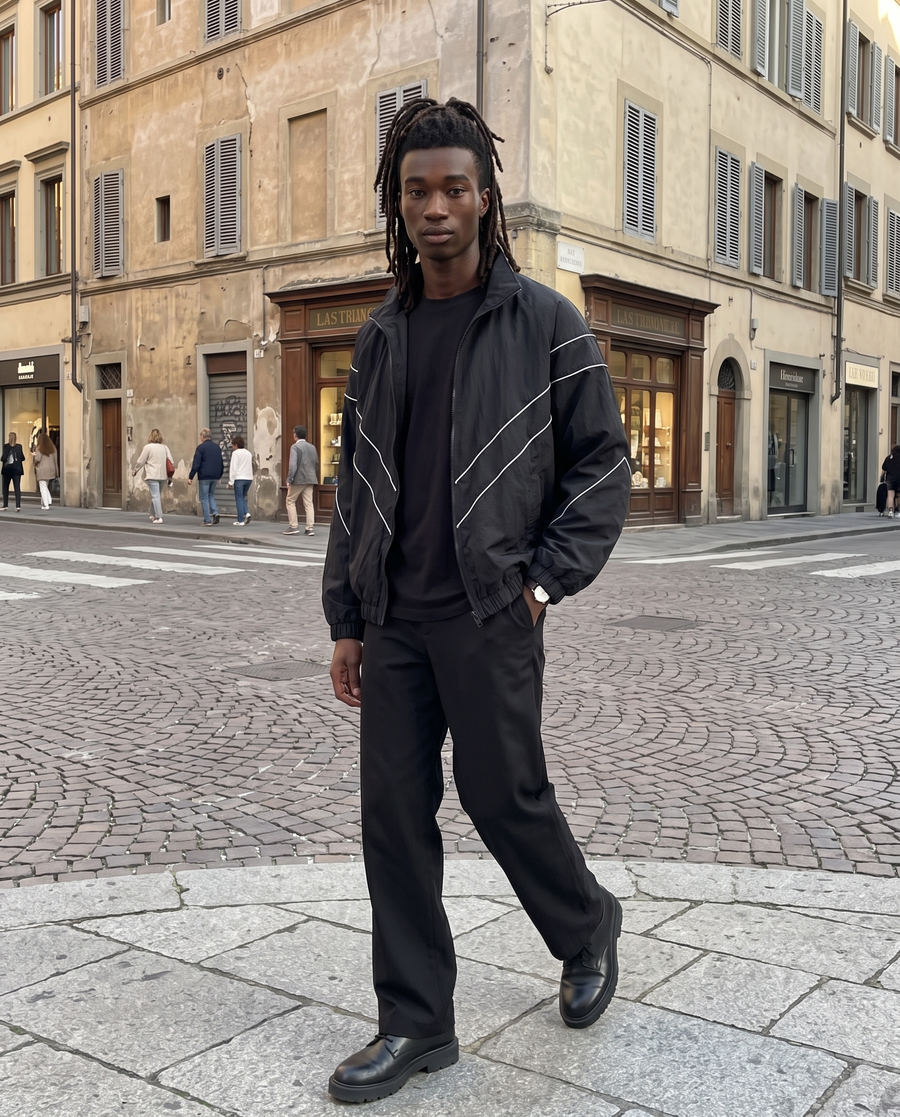 Veste Université Noir Homme | Varsity Jacket Veste Teddy Vintage Streetwear US
