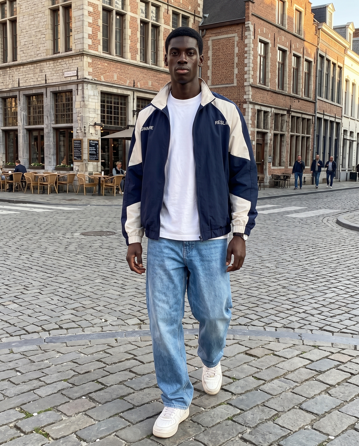 Veste Université Homme – look lifestyle 1