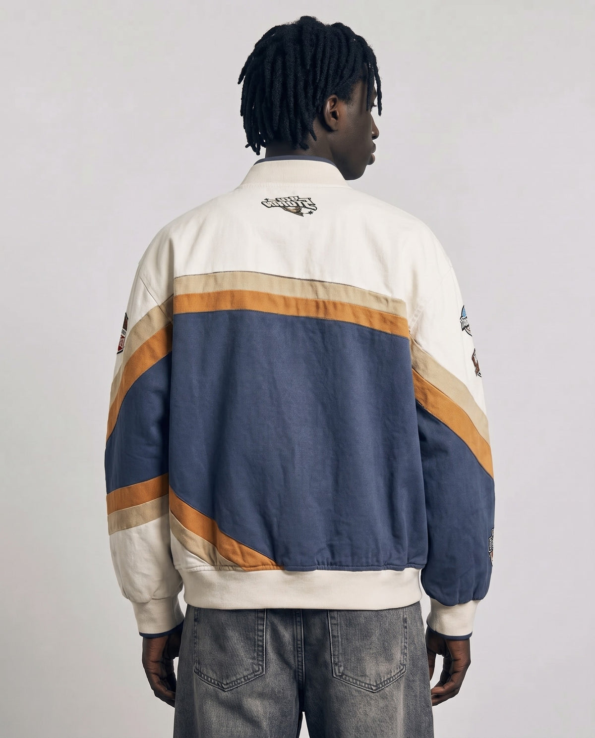 Jacket racing vintage vue de dos