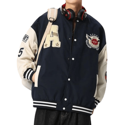 Varsity Jacket Bleu - 13
