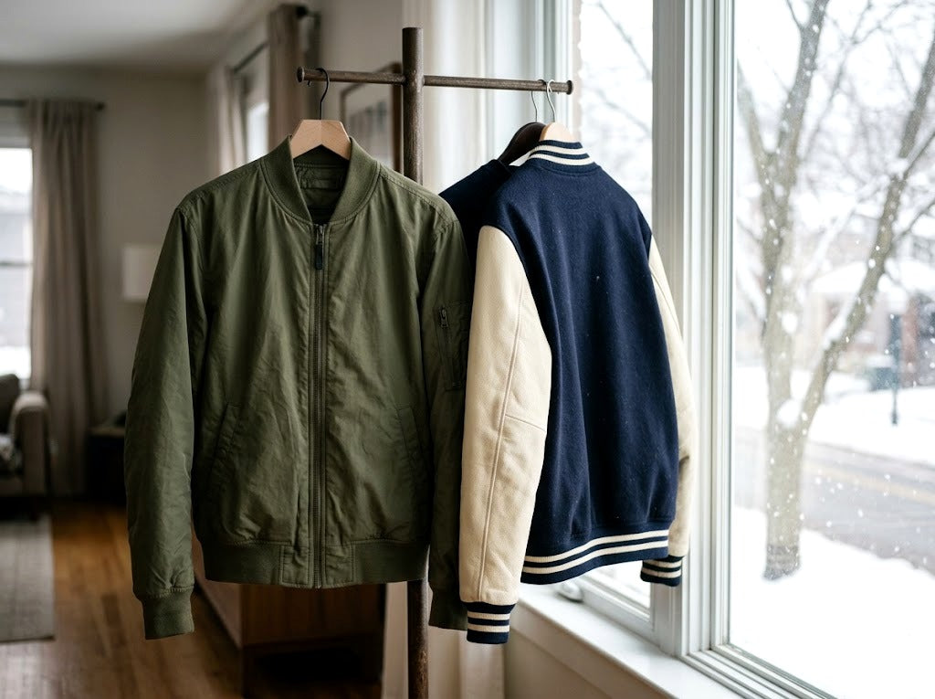Bomber ou veste teddy : lequel tient le plus chaud ? – Ma Varsity Jacket