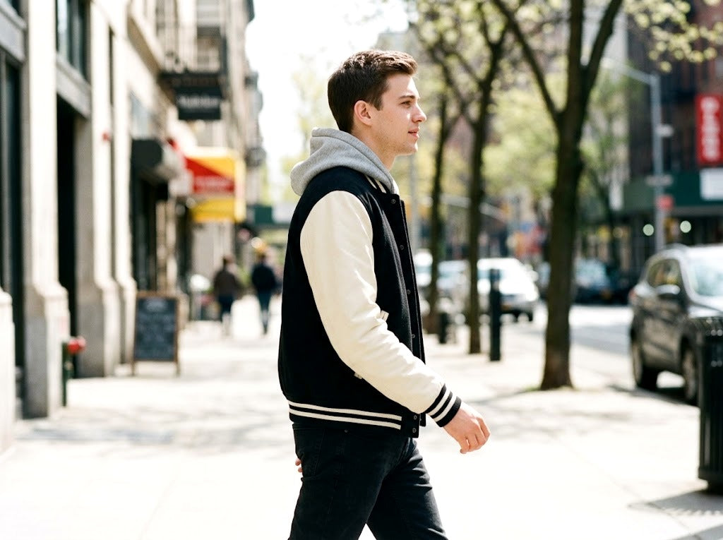 Varsity jacket à capuche : comment la porter ? – Ma Varsity Jacket