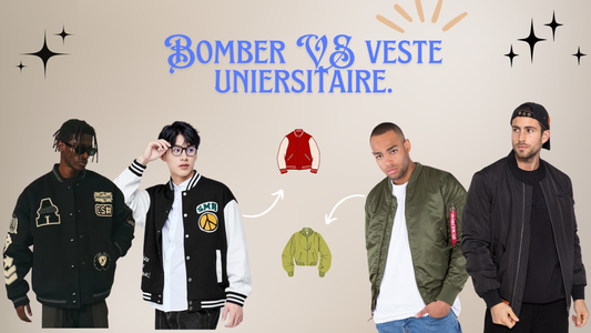 Quelle est la différence entre une veste universitaire et une veste bomber ?