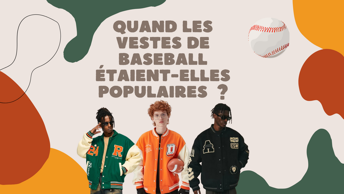 Quand les vestes de baseball étaient-elles populaires  ?