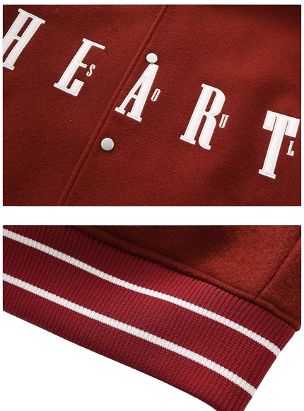 Veste Baseball Rouge