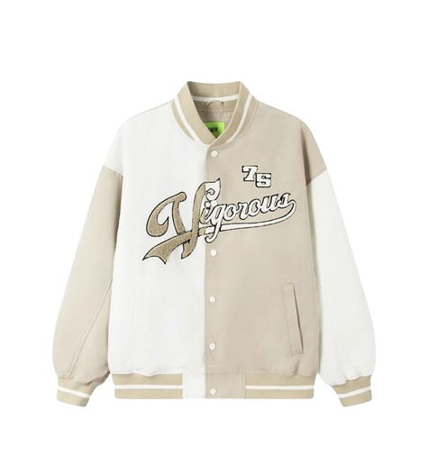 Varsity Jacket Beige