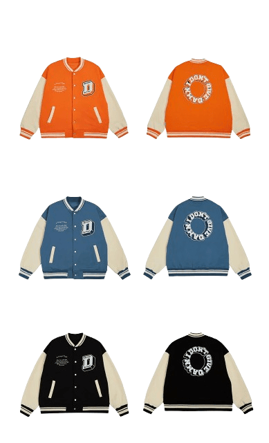 Varsity Jacket Noir - 12