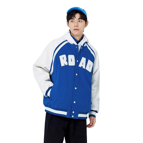 Veste American Baseball Bleu