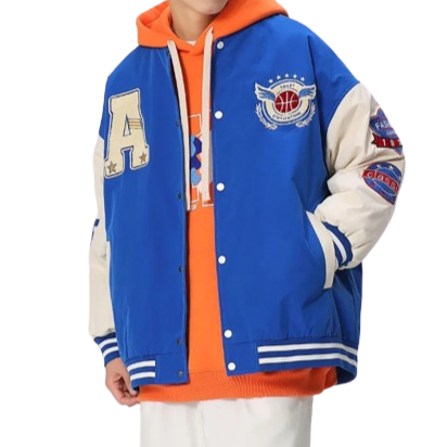 Varsity Jacket Bleu