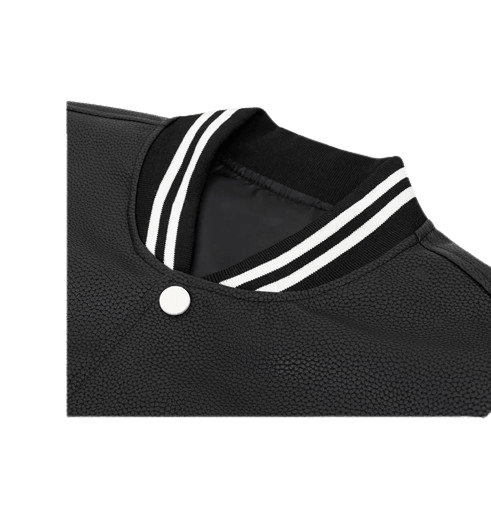 Veste Baseball En Cuir - 5
