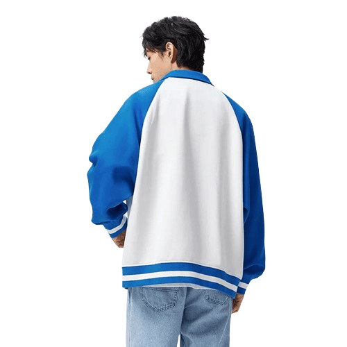 Veste Style Américain Bleu - 3