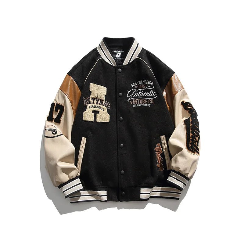 Varsity Jacket Vintage Homme - 4