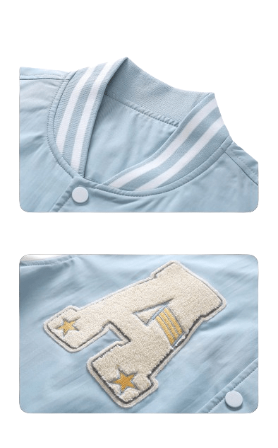 Varsity Jacket Bleu - 8