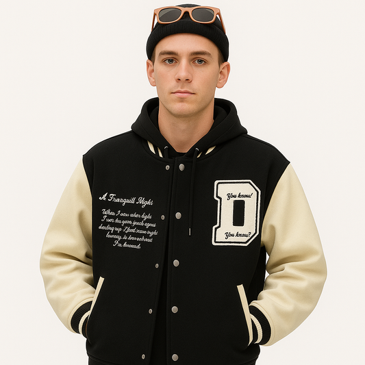 Varsity Jacket Noir