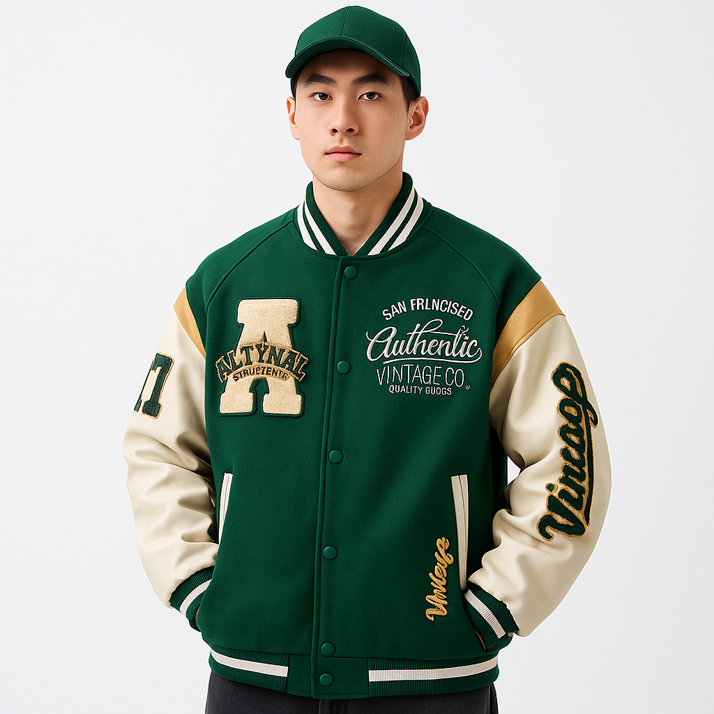 Varsity Jacket Vintage Homme