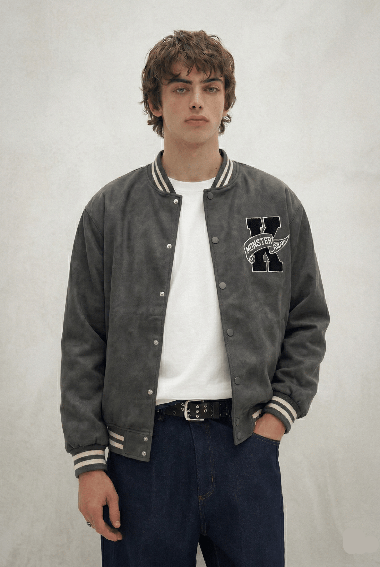 Veste Universitaire Grise