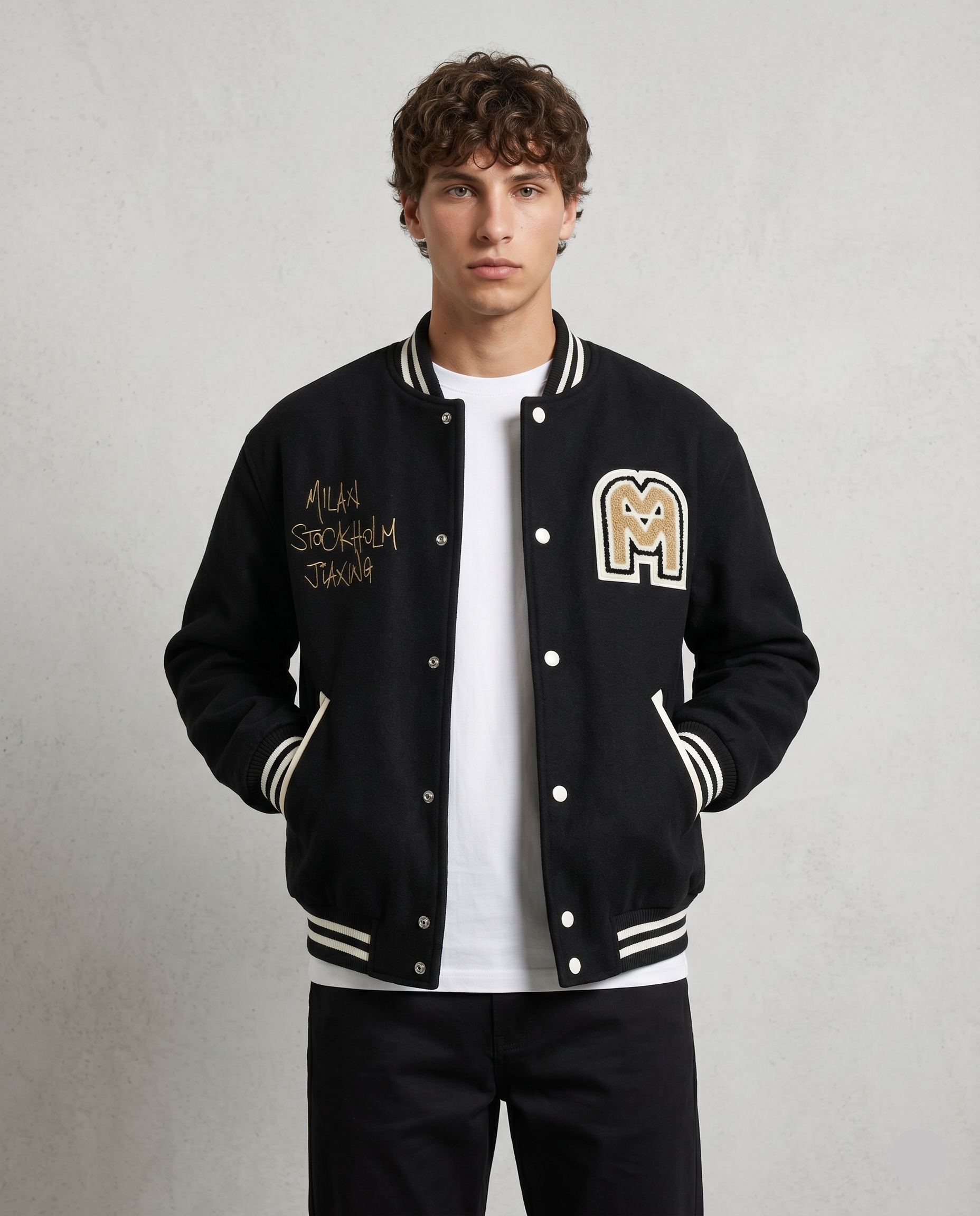 Varsity Jacket Pour Homme - 1