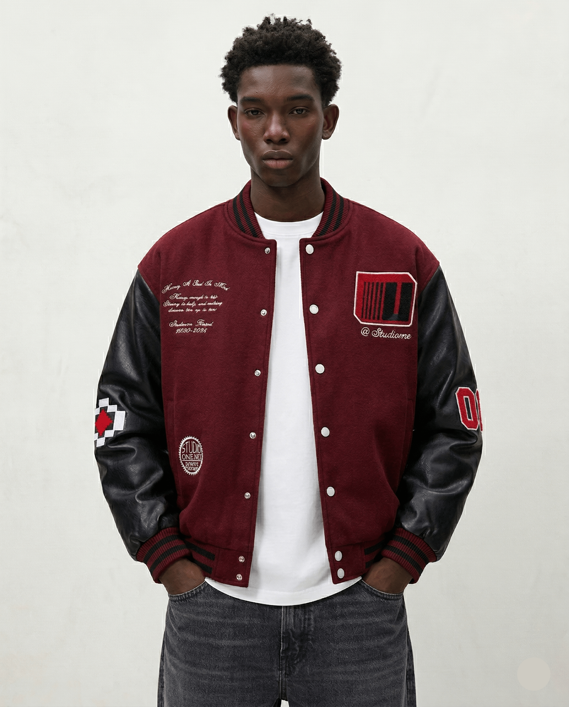 Blouson Teddy Américain - 1