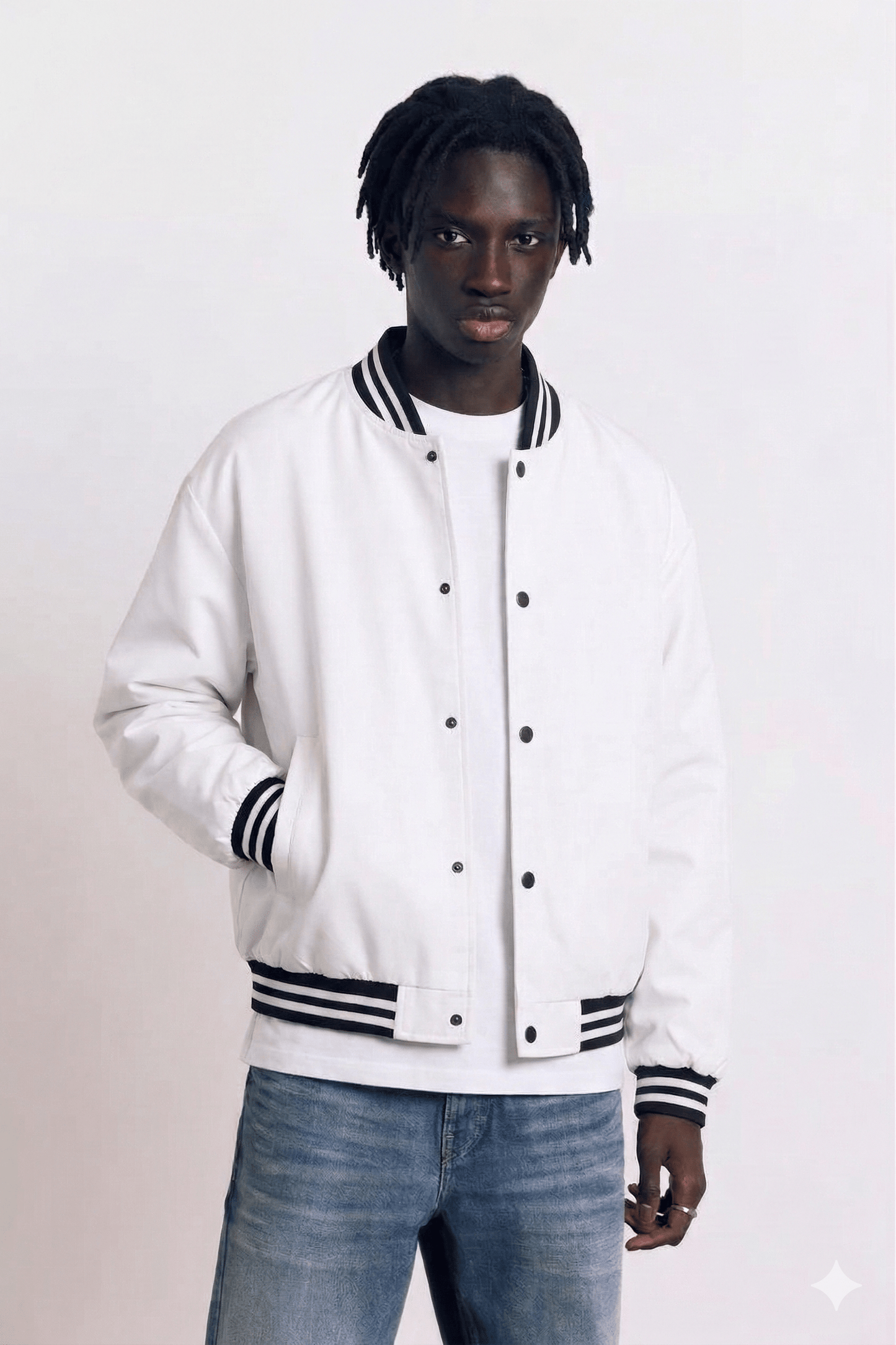 Blouson Baseball Noir Homme - 6